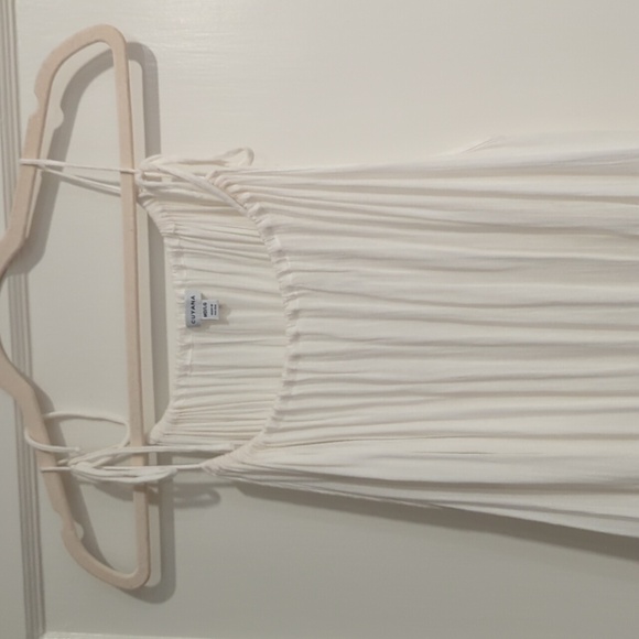 RARE! Cuyana Gathered Neck Maxi Coverup - White - MD/LG - Picture 4 of 5